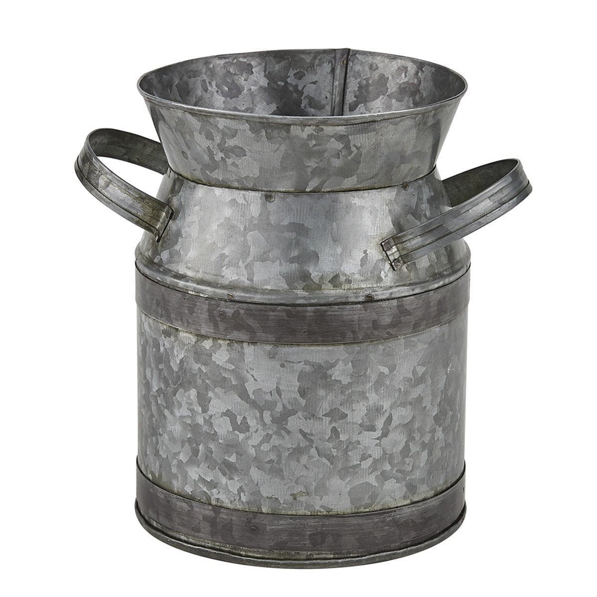 Galvanized Metal Milk Can Crock Utensil Holder-Park Designs-The Village Merchant