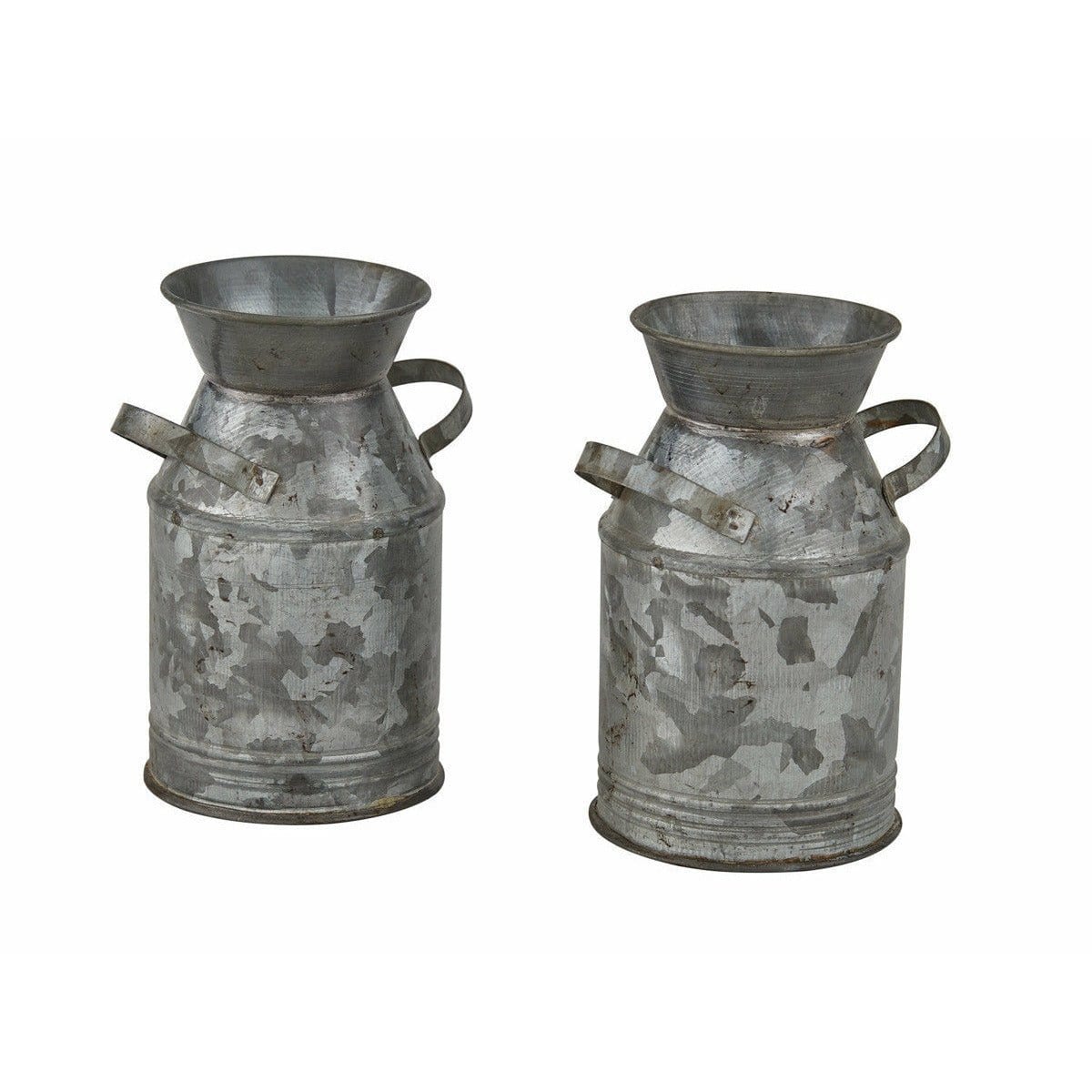 Galvanized Metal Milk Can Salt &amp; Pepper Shakers-Park Designs-The Village Merchant