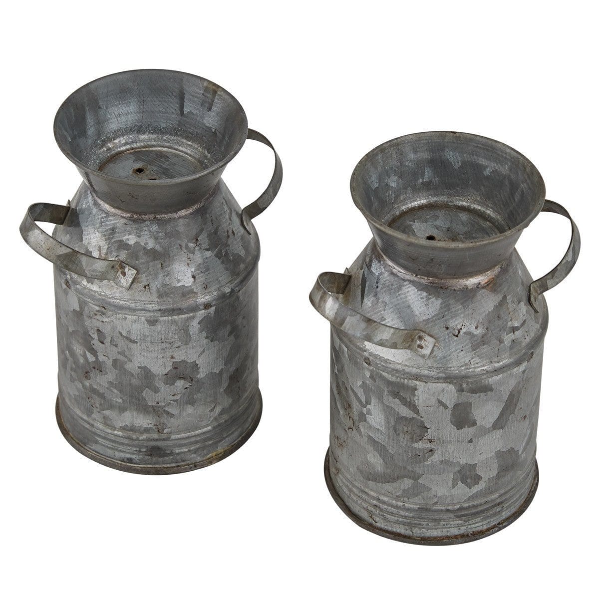 Galvanized Metal Milk Can Salt &amp; Pepper Shakers-Park Designs-The Village Merchant