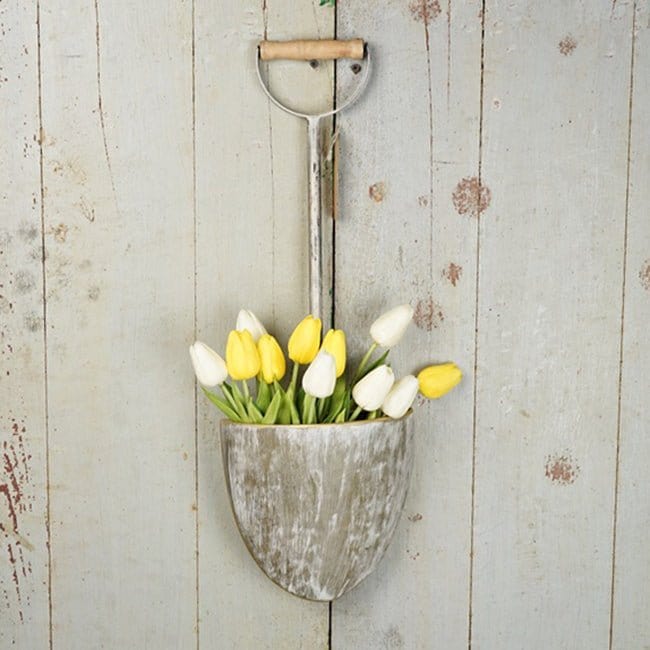 Galvanized Metal Shovel Wall Bucket / Planter-impressive Enterprises-The Village Merchant