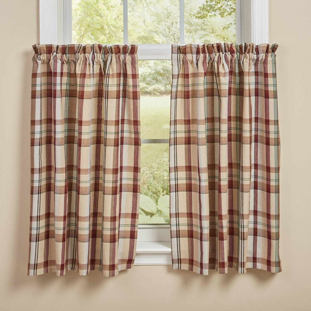 Gamekeeper Plaid Tier Pair 36" Long Unlined-Park Designs-The Village Merchant