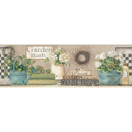 Garden Bath By Pam Britton Art Print - 6 X 18-Penny Lane Publishing-The Village Merchant