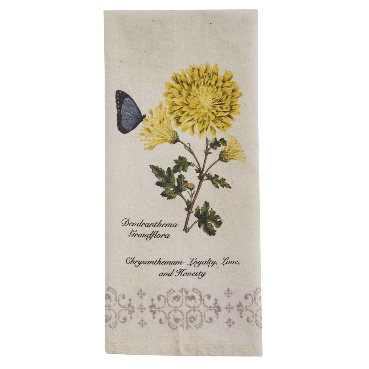 Garden Botanist chrysanthemum Decorative Towel-Park Designs-The Village Merchant