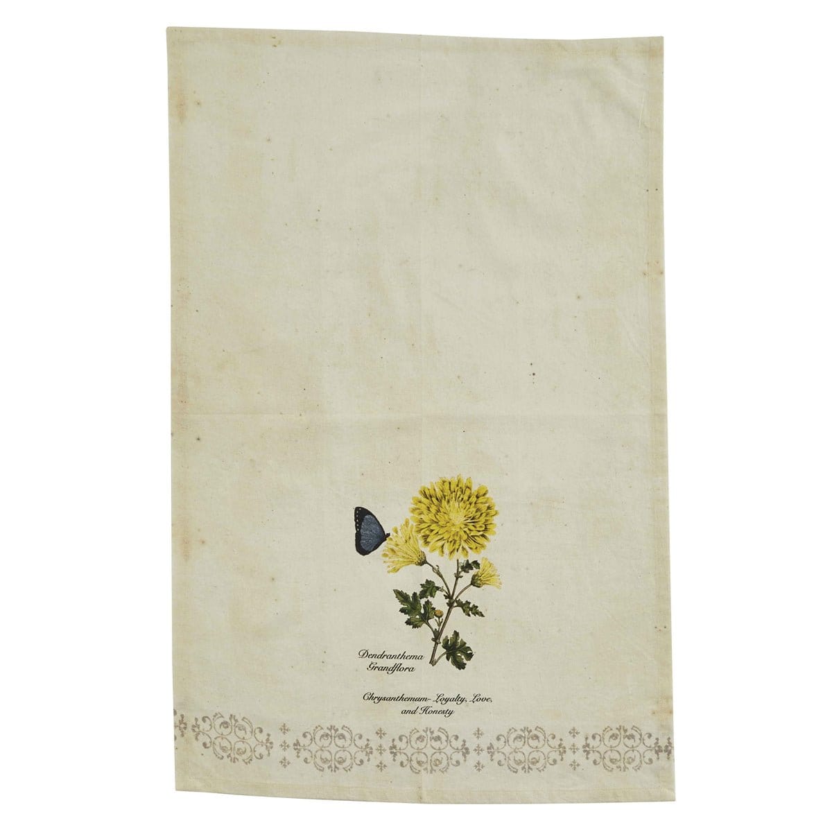 Garden Botanist chrysanthemum Decorative Towel-Park Designs-The Village Merchant