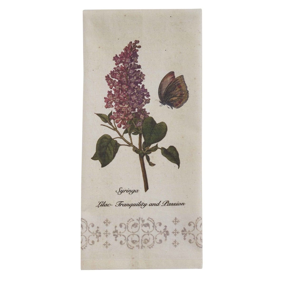 Garden Botanist lilac Decorative Towel-Park Designs-The Village Merchant