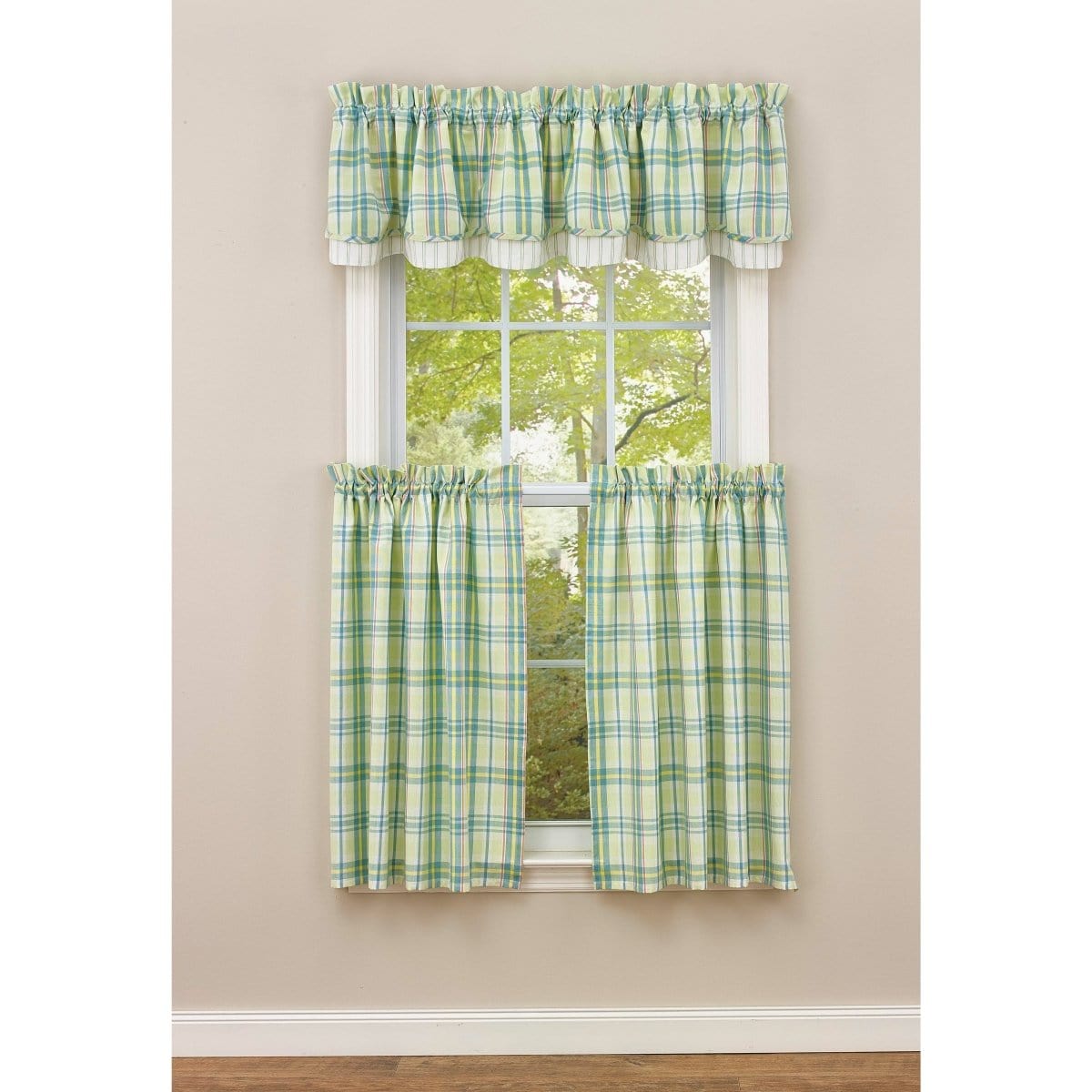 Garden Gate Layered Valance Lined-Park Designs-The Village Merchant