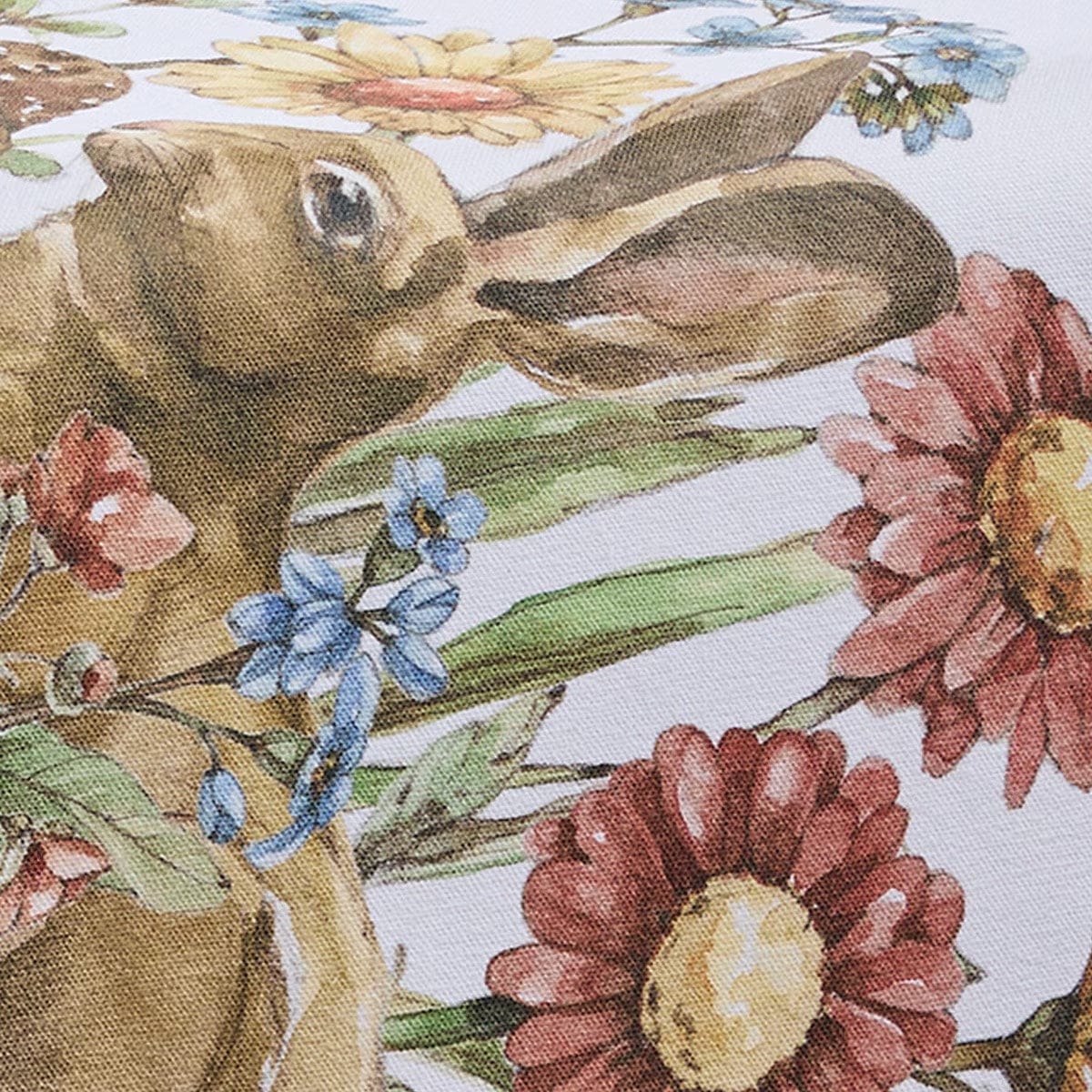 Garden Glory Bunny Table Runner 36&quot; Long