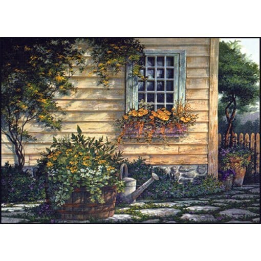Sagebrush Fine Art Garden Path By Michael Humphries Art Print - 12 x 16