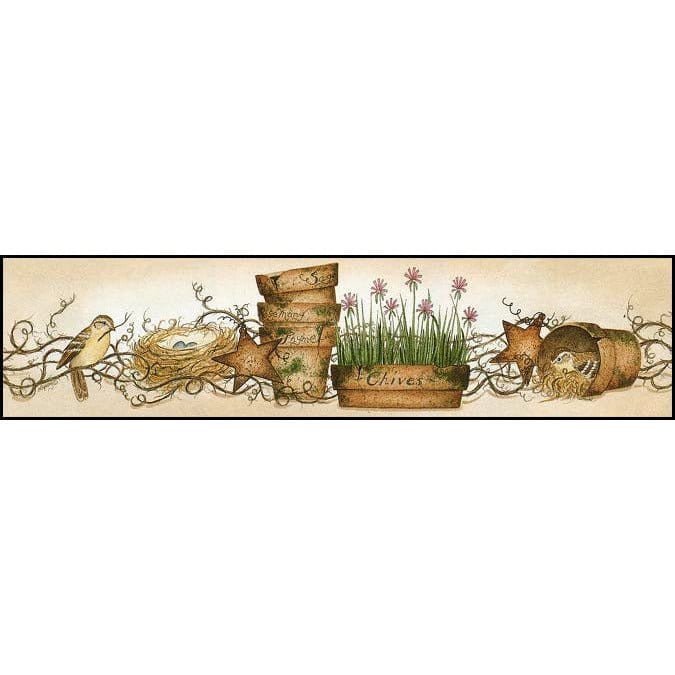 Penny Lane Publishing Garden Vine Row By Linda Spivey Art Print - 5 X 20