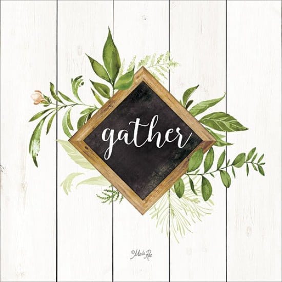 Penny Lane Publishing Gather Greenery By Marla Rae Art Print - 12 X 12