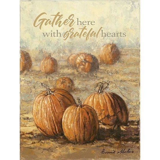 Gather Here With Grateful Hearts By Bonnie Mohr Art Print - 12 X 16-Penny Lane Publishing-The Village Merchant