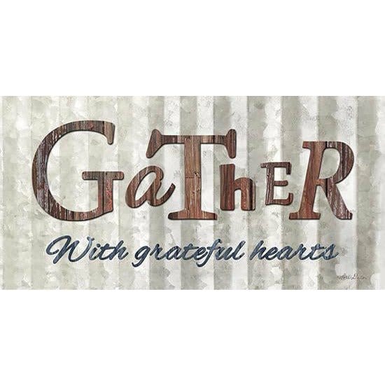 Gather With Grateful Hearts By Lori Deiter Art Print - 9 X 18-Penny Lane Publishing-The Village Merchant