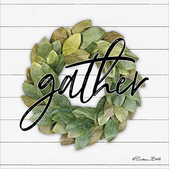 Gather Wreath By Susan Ball Art Print - 12 X 12-Penny Lane Publishing-The Village Merchant