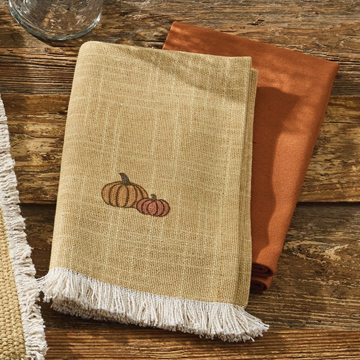 Gathering Pumpkins Napkin Set of 2