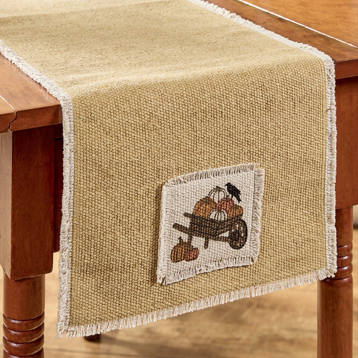 Gathering Pumpkins Patch Table Runner 36" Long