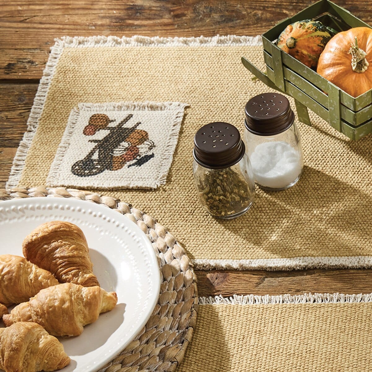 Gathering Pumpkins Patch Table Runner 54'' Long