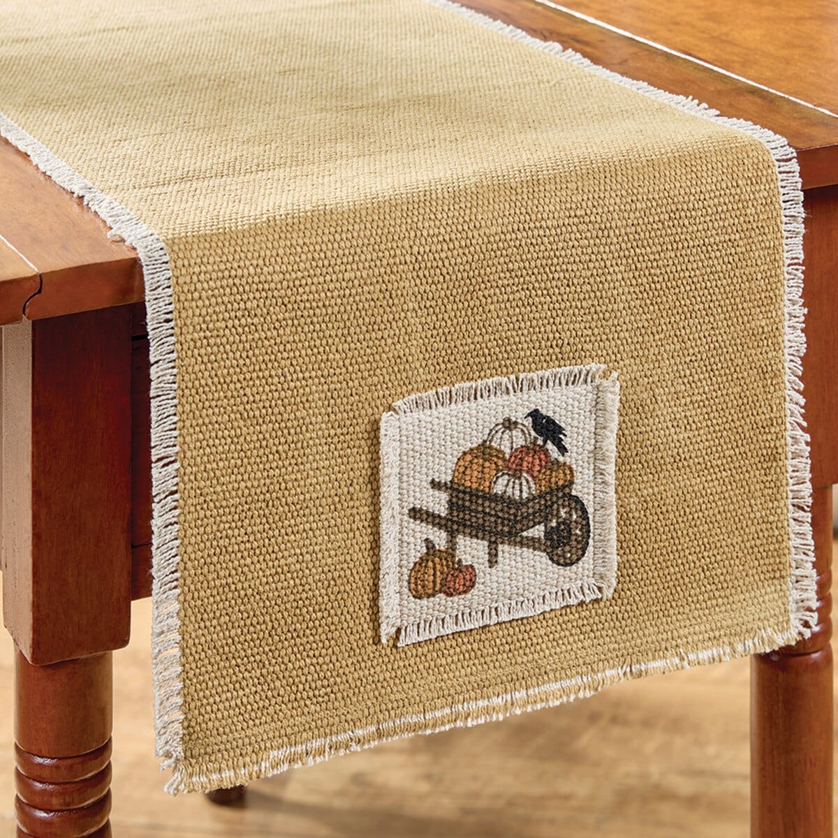 Gathering Pumpkins Patch Table Runner 54'' Long