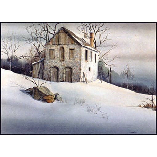 Gentle Snow By Michael Humphries Art Print - 5 x 7-Sagebrush Fine Art-The Village Merchant