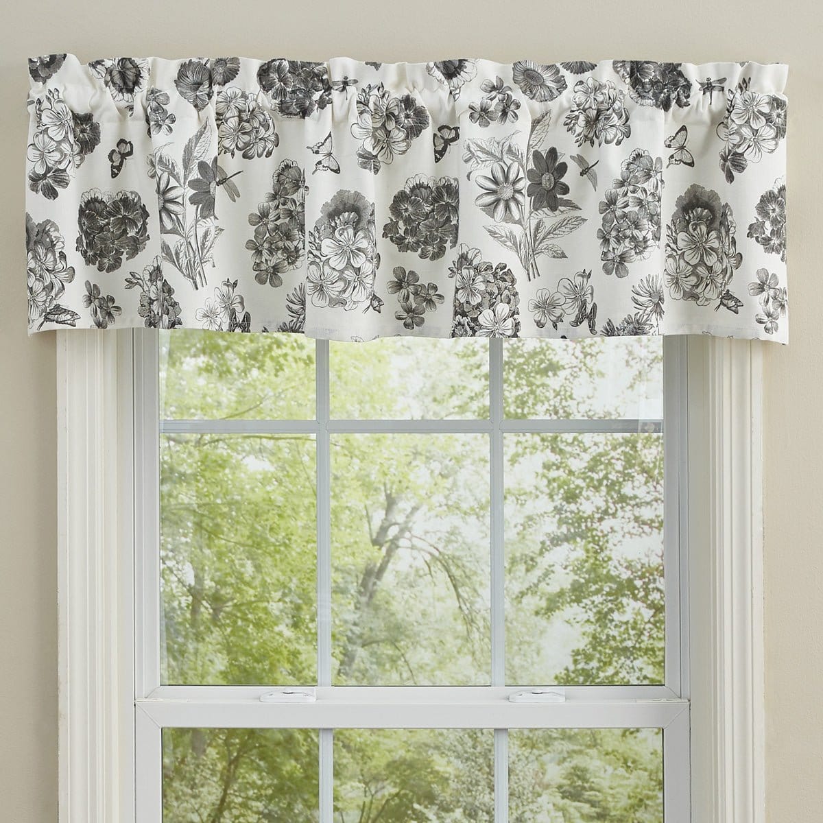 Geranium Valance 60" Long Lined-Park Designs-The Village Merchant