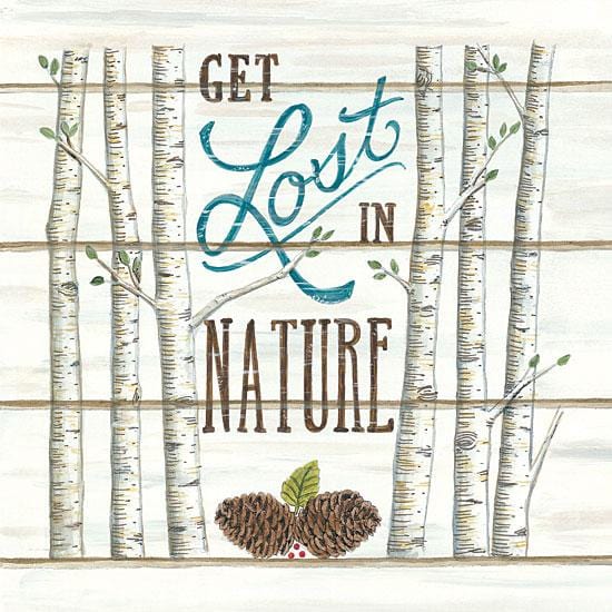 Penny Lane Publishing Get Lost In Nature By Deb Strain Art Print - 12 X 12