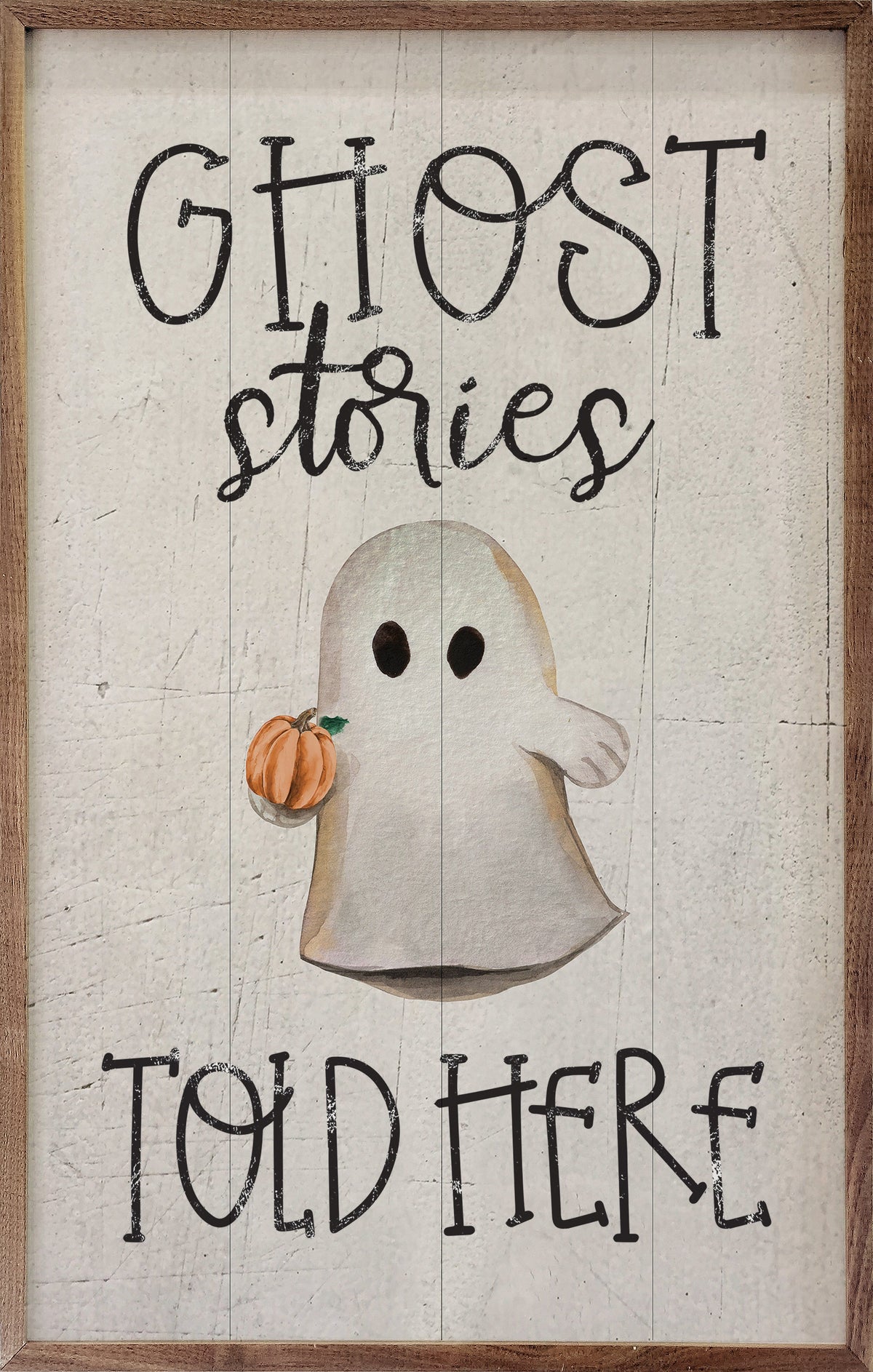 Kendrick Home Walnut Frames 5x8 Ghost Stories Told Here Whitewash