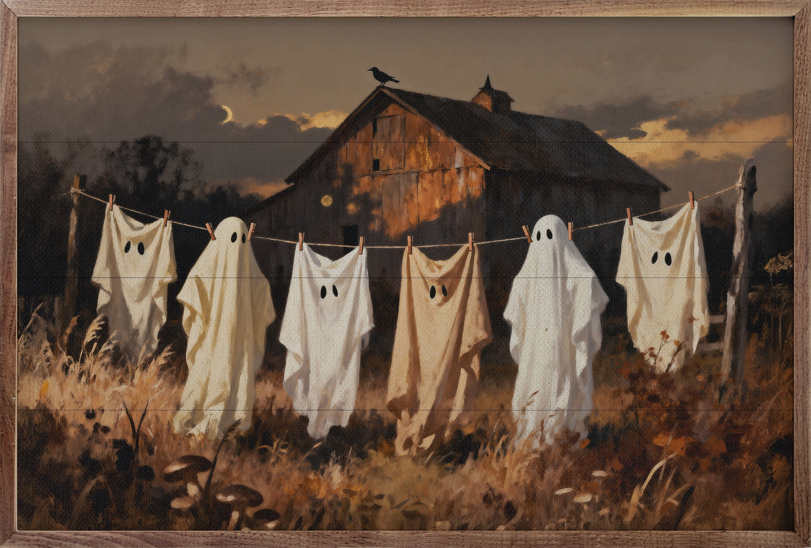 Kendrick Home Walnut Frames Ghosts On The Line