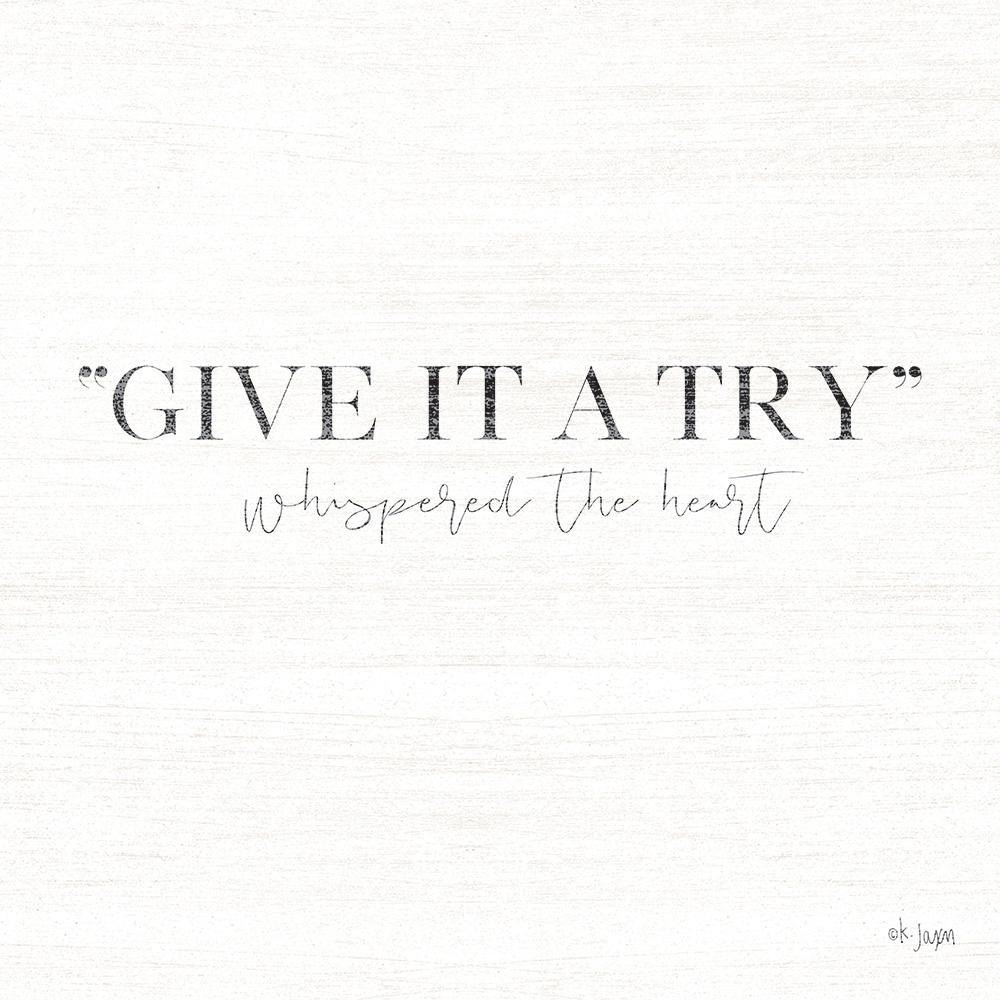 Give It A Try By Jaxn Blvd Art Print - 12 X 12-Penny Lane Publishing-The Village Merchant