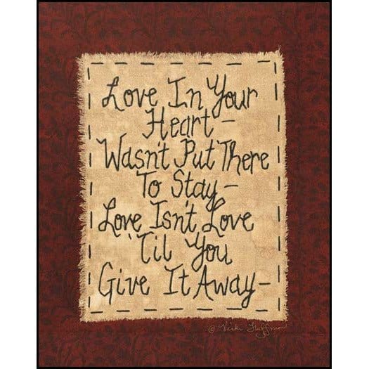 Give It Away By Vicki Huffman Art Print - 8 X 10-Penny Lane Publishing-The Village Merchant