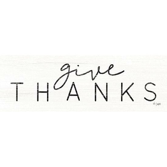 Give Thanks By Jaxn Blvd Art Print - 6 X 18-Penny Lane Publishing-The Village Merchant