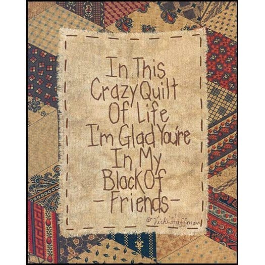 Glad You&#39;re My Friend By Vicki Huffman Art Print - 8 X 10-Penny Lane Publishing-The Village Merchant