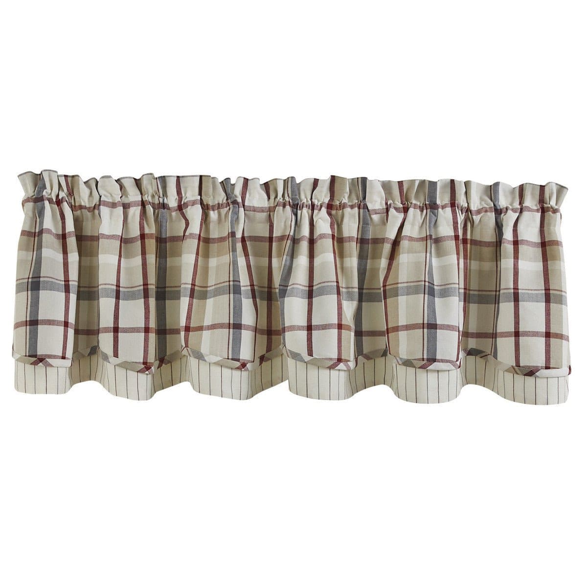 Glenwood Layered Valance Lined-Park Designs-The Village Merchant