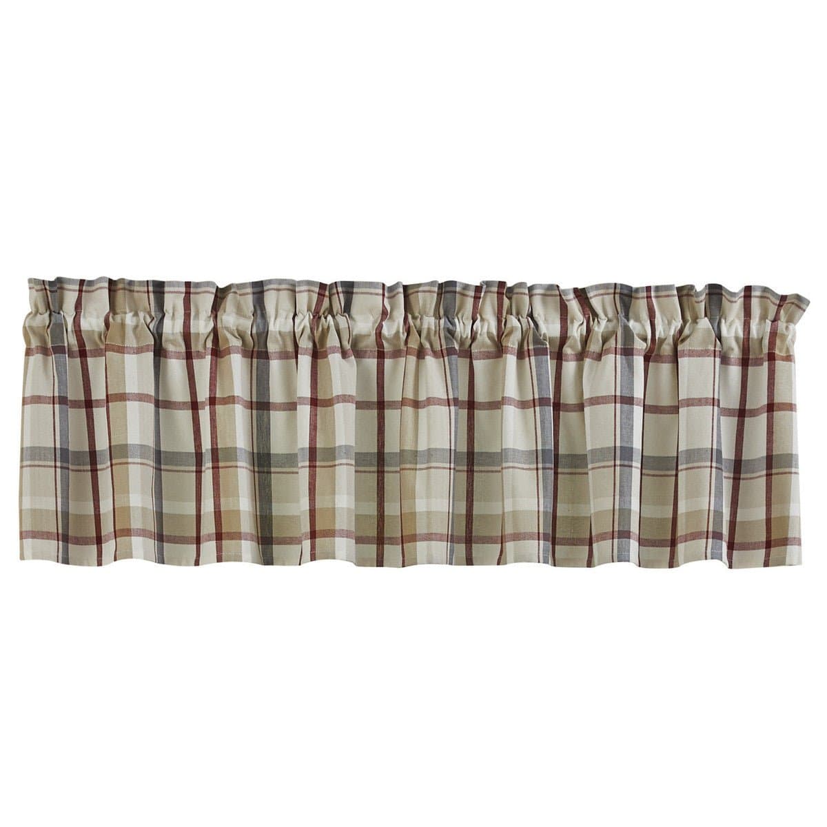 Glenwood Plaid Valance Unlined-Park Designs-The Village Merchant