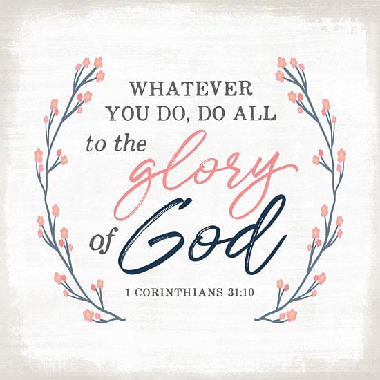 Penny Lane Publishing Glory To God By Mollie B Right Art Print - 12 X 12