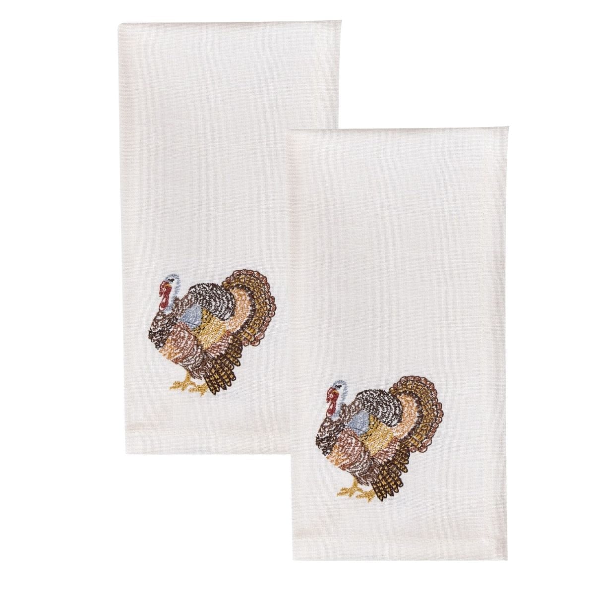Park Designs Gobble Gobble Embroidered Napkin Set of 2