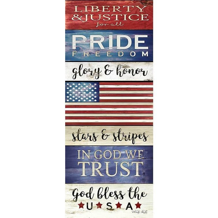 God Bless America By Cindy Jacobs Art Print - 8 X 20-Penny Lane Publishing-The Village Merchant