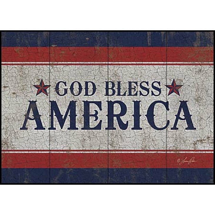 God Bless America By Lauren Rader Art Print - 5 X 7-Penny Lane Publishing-The Village Merchant