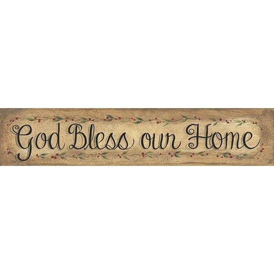 God Bless Our Home By Gail Eads Art Print - 4 X 18-Penny Lane Publishing-The Village Merchant