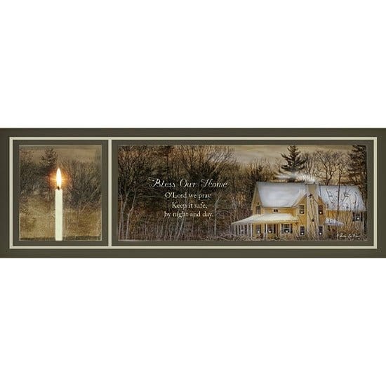 Penny Lane Publishing God Bless Our Home By Robin-Lee Vieira Art Print - 6 X 18