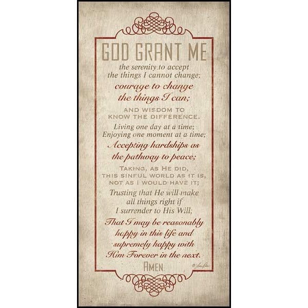 God Grant Me By Lauren Rader Art Print - 8 X 16-Penny Lane Publishing-The Village Merchant