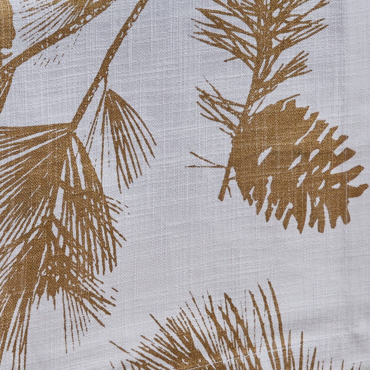 Gold Pinecone Patricia Heaton Home Table Runner 36" Long