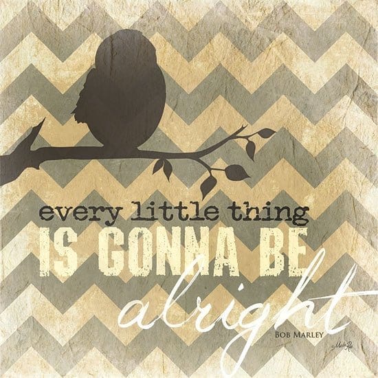 Gonna Be Alright By Marla Rae Art Print - 12 X 12-Penny Lane Publishing-The Village Merchant