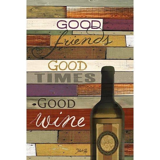 Penny Lane Publishing Good Wine By Marla Rae Art Print - 12 X 18