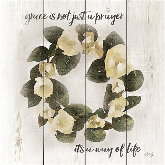 Grace, It's A Way Of Life By Marla Rae Art Print - 12 X 12-Penny Lane Publishing-The Village Merchant