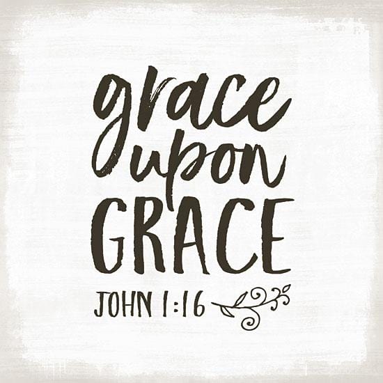 Penny Lane Publishing Grace Upon Grace By Mollie B Right Art Print - 12 X 12