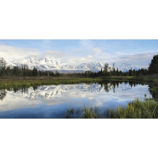 Penny Lane Publishing Grand Teton Sunrise By Lori Deiter Art Print - 12 X 24