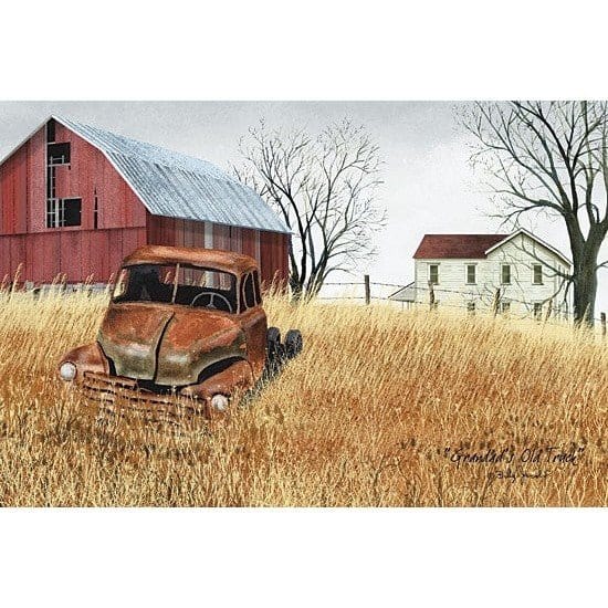 Granddad&#39;s Old Truck By Billy Jacobs Art Print - 12 X 18-Penny Lane Publishing-The Village Merchant