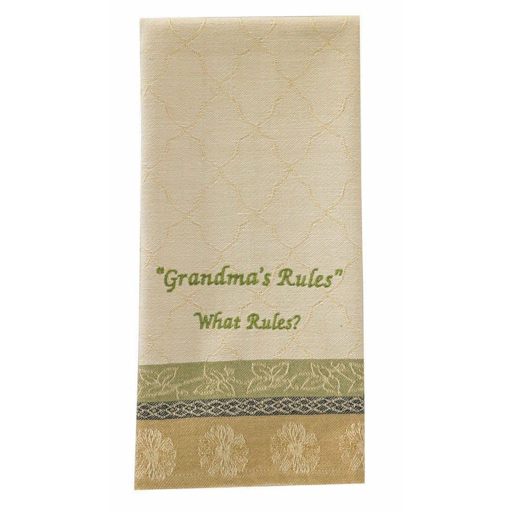 Grandma&#39;s Rules Decorative Towel-Park Designs-The Village Merchant