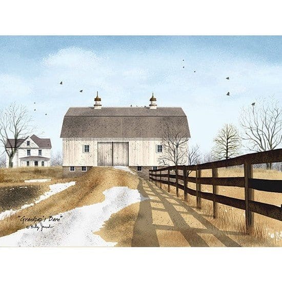 Grandpap&#39;s Barn By Billy Jacobs Art Print - 12 X 16-Penny Lane Publishing-The Village Merchant