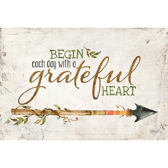 Penny Lane Publishing Grateful Heart By Marla Rae Art Print - 12 X 18