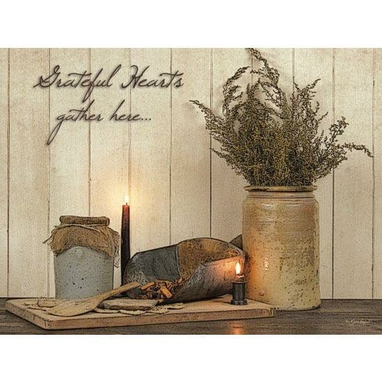 Penny Lane Publishing Grateful Hearts By Susie Boyer Art Print - 18 X 24